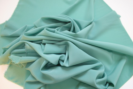 Креп плательный бирюзовый