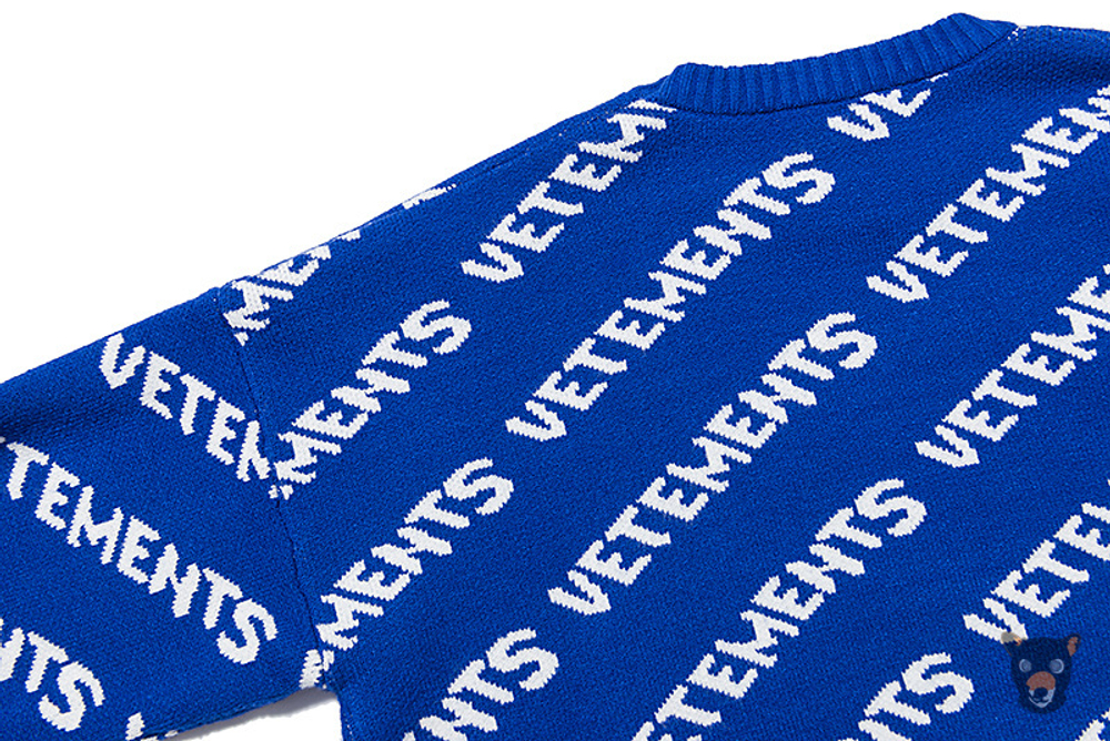 Джемпер Vetements "All-Over Logo"