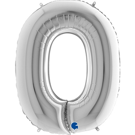 Г БУКВА O 40" Серебро