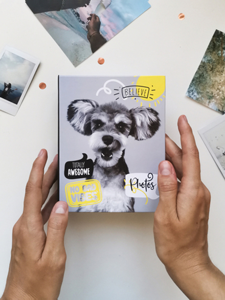 Фотоальбом на 100 фото 10х15 см, пластик. листы fluffy pets Гав