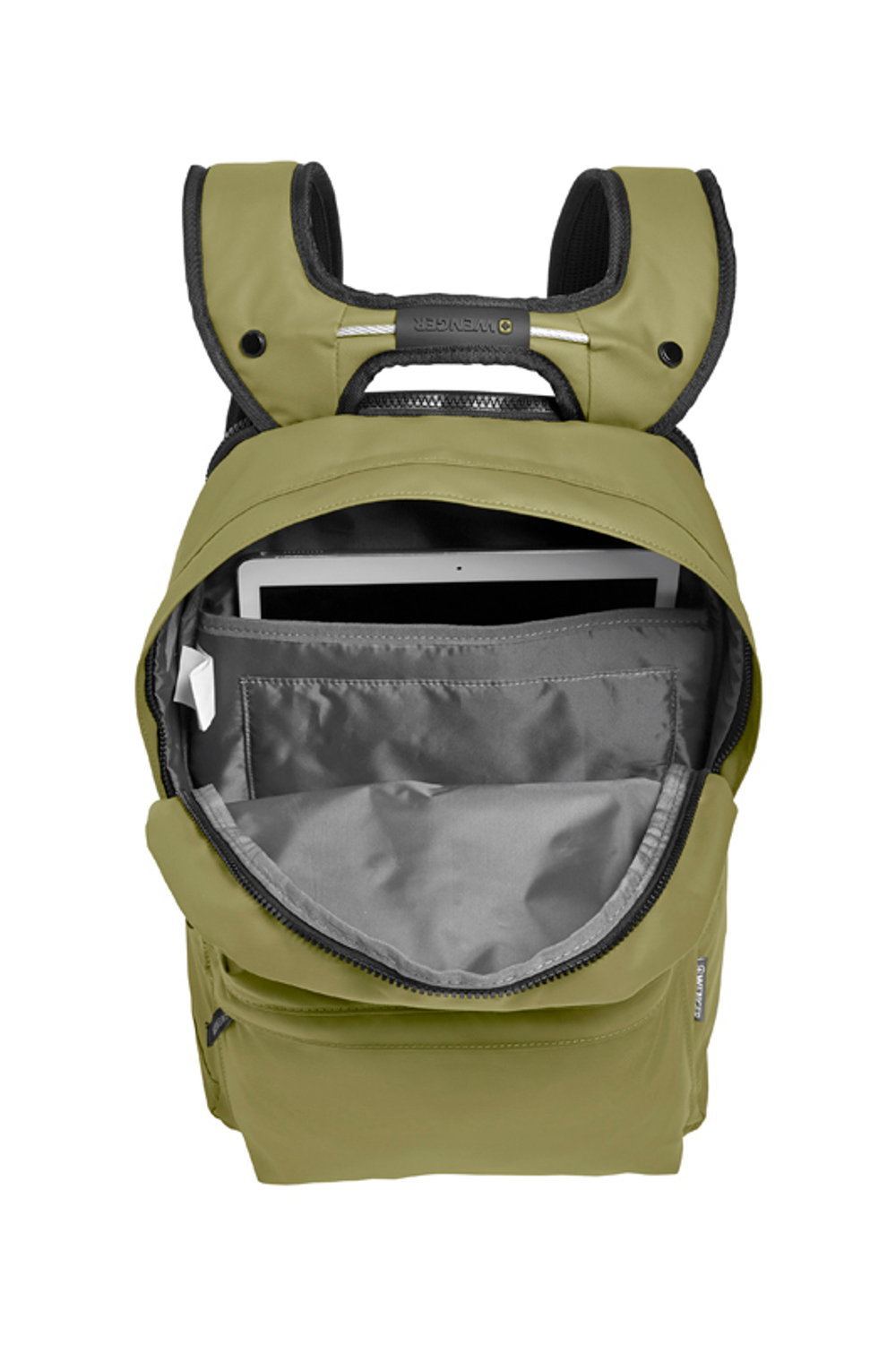 Городской рюкзак с водоотталкивающим покрытием оливковый (18 л) WENGER Photon 605034