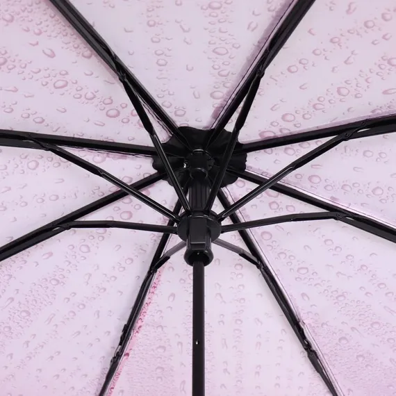 Зонт механический «Капли дождя», 4 сложения, 8 спиц, R = 48 см, цвет МИКС