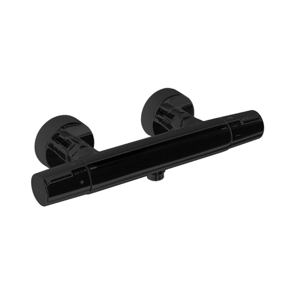 Смеситель термостатический для душа TZAR 343401SNM чёрный