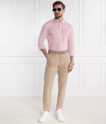 Льняная рубашка PIGMENT DYED Tommy Hilfiger - розовый(MW0MW34602)