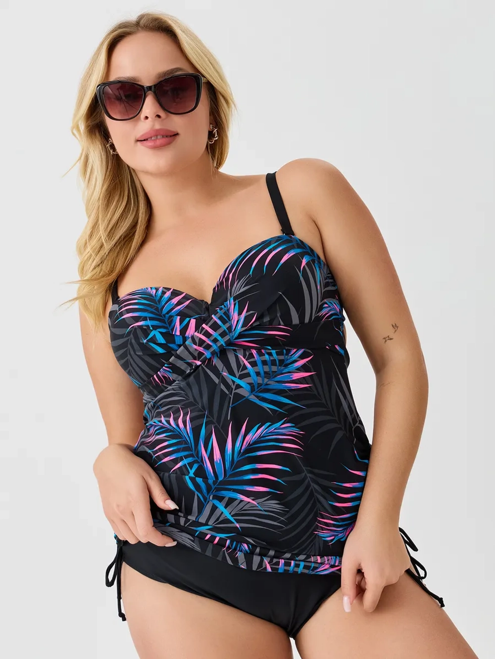 Купальник раздельный танкини закрытый