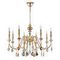 Подвесная люстра Crystal Lux MERCEDES SP8 GOLD/COLOR