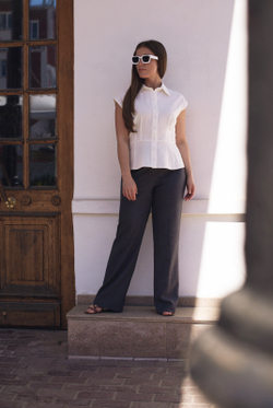 Брюки женские 3667зпа, Темно-серый #38ТСе023667зпа