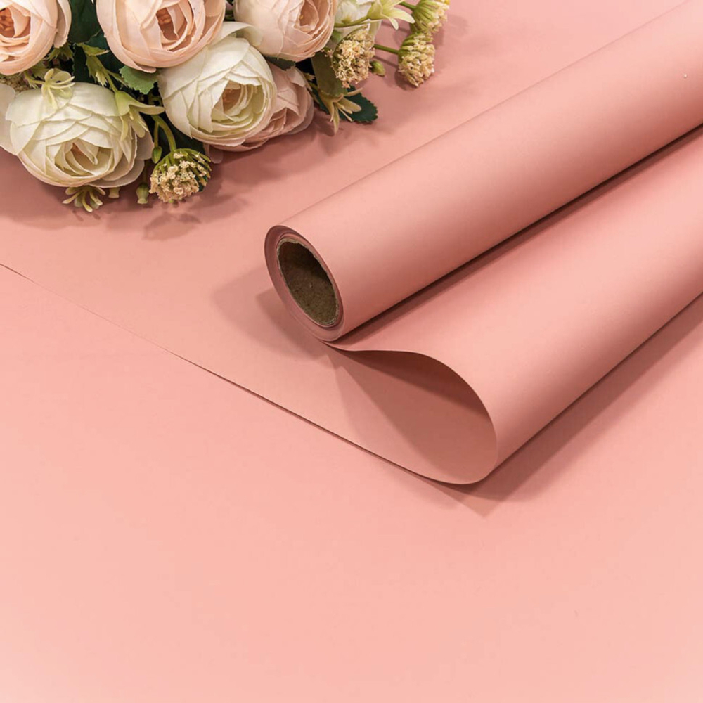 Пленка В рулоне 10 м х 58 см "Корейская" (Розовый)