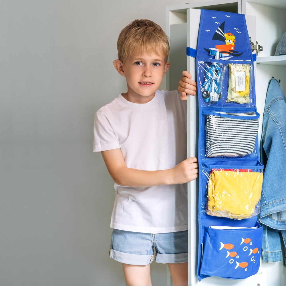 Кармашки для детского сада на липучке. Тигрёнок