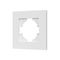 Рамка пластиковая FRM-PERIO-PL-1-WH Arlight 049688
