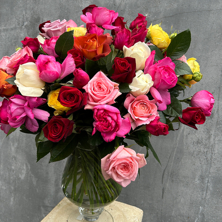 ❤️ Классический микс — букет ароматных роз — в день всех влюблённых у Феи