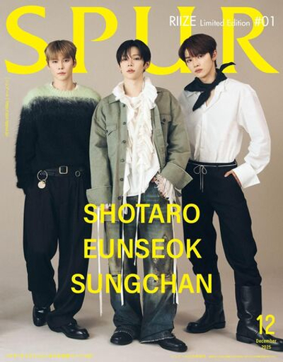 публикация SPUR (JAPAN) - 2025.12 Special Edition RIIZE SHOTARO & EUNSEOK & SUNGCHAN