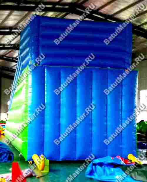 Надувная горка для зорба "Blue ramp"