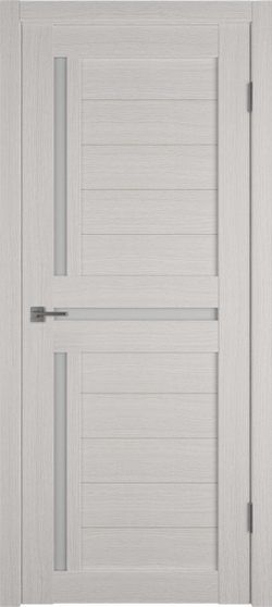 Межкомнатная дверь экошпон VFD (ВФД) Atum 16 Bianco стекло White Cloud