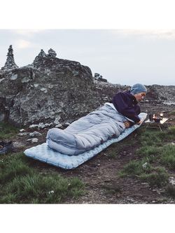 Коврик надувной Naturehike 196х64х8 см, серый, без мешка