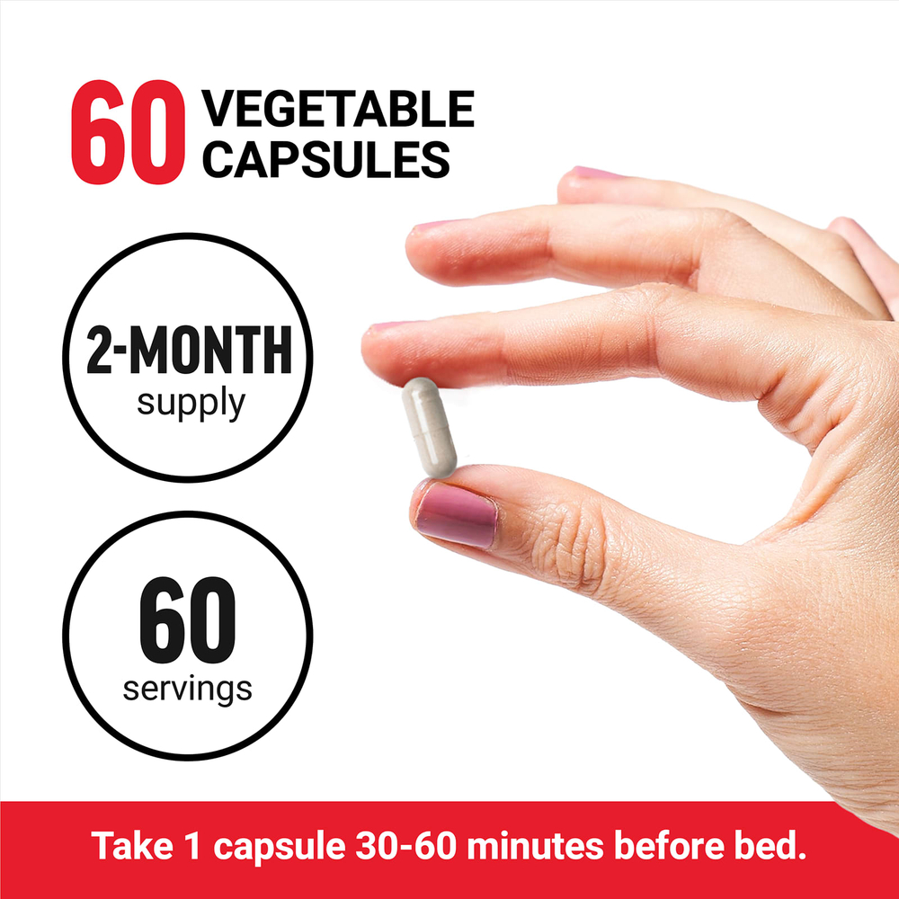 Force Factor, Мелатонин, 5 мг, 60 растительных капсул