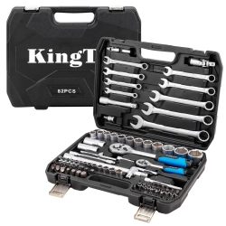 Набор инструментов 82пр.1/4'',1/2''(6гр.)(4-32мм) KINGTUL KT-82