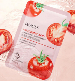 Тканевая маска для лица с экстрактом томата и гиалуроновой кислотой