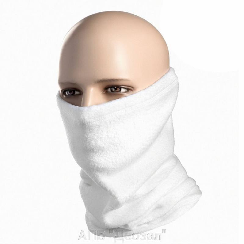 Шарф-труба ВКБО флис белый