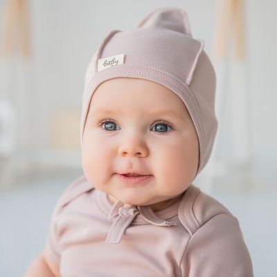 Baby hat 3-18 months - Powder Pink