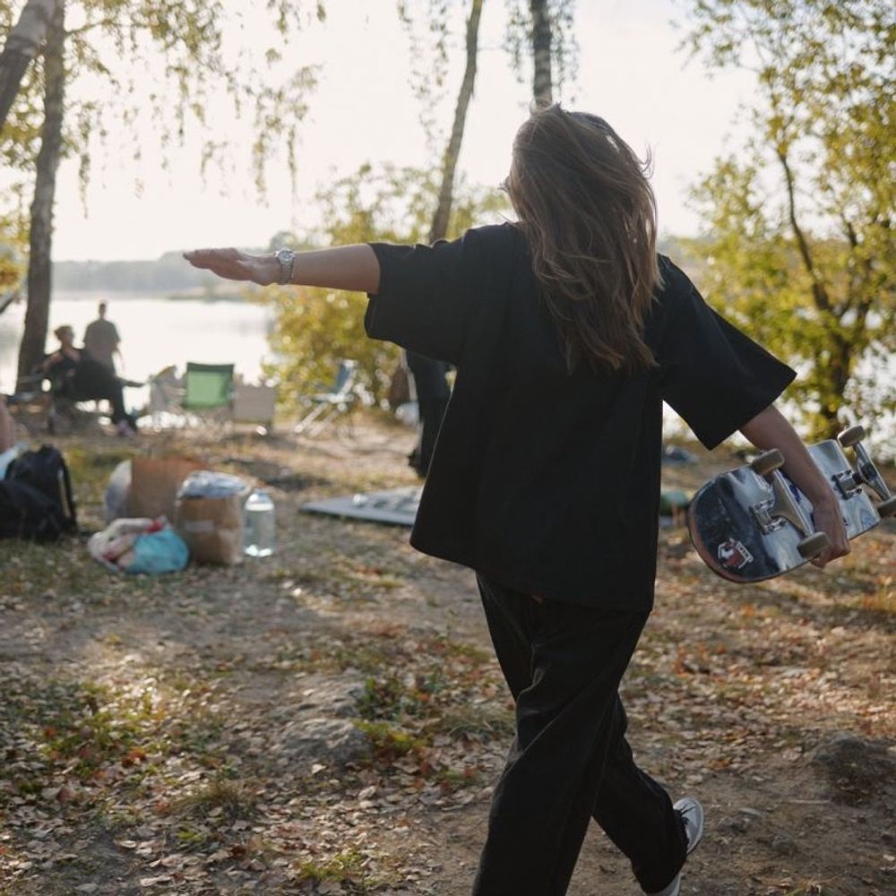 Футболка Смерч Оверсайз #7 черная