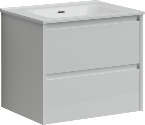 Тумба с раковиной Sancos Libra, 59 см., эмаль белый, LB60W