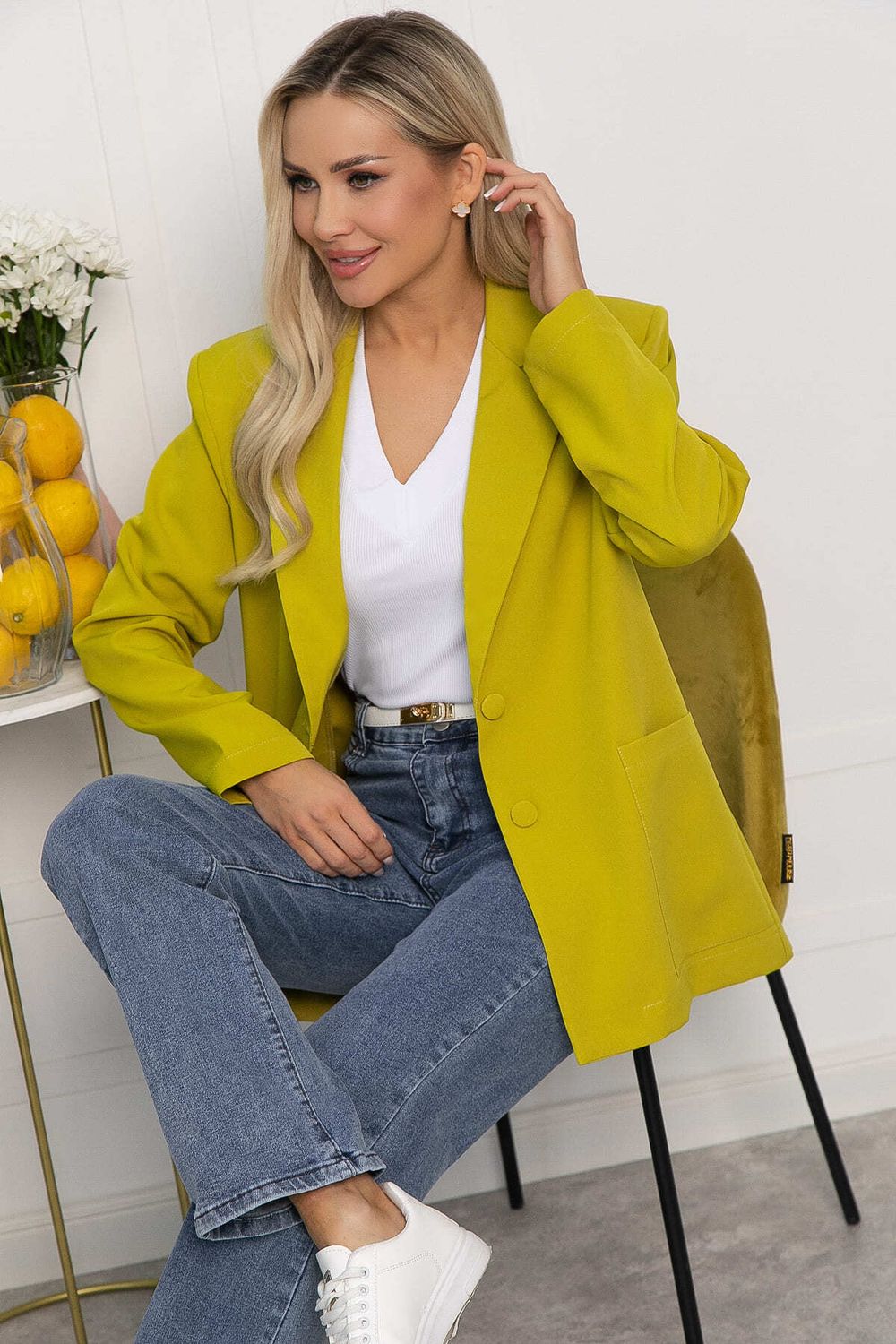Жакет Нэри (горчица) Б13691-33М LT Collection