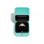 Кольцо из жёлтого золота 18k, Tiffany💠Full heart💕