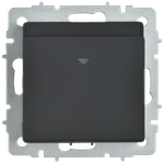 BRITE Выключатель карточный 30А ВС10-1-8-БрГ графит IEK