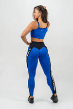 Леггинсы HIGH WAISTED SIDE STRIPE LEGGINGS ICONIC 209 Синие