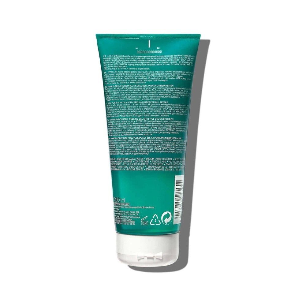 La Roche-Posay Effaclar Gel Micro-Peeling Микроотшелушивающий гель, 200 мл