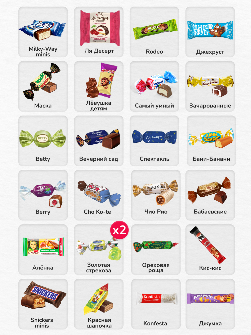 Сладкий новогодний подарок "Зайкины сладости" 800гр