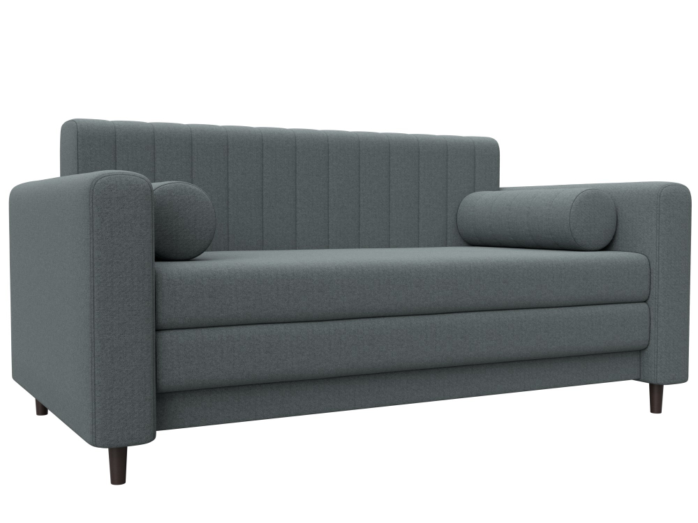 Диван прямой Лига-070 РОГОЖКА Амур 07 серый