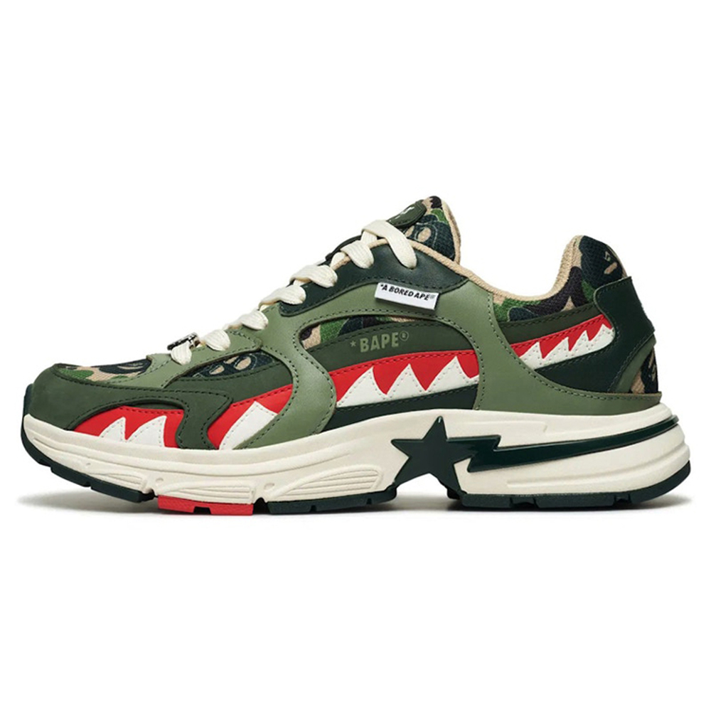 Bayc X A Bathing Ape Bathing Ape Shark Sta зеленый