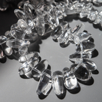 Горный хрусталь натуральный, перышки, фриформ, 10-18*3-8мм