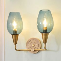 Настенный Светильник Viola Wall 2 Blue By Imperiumloft