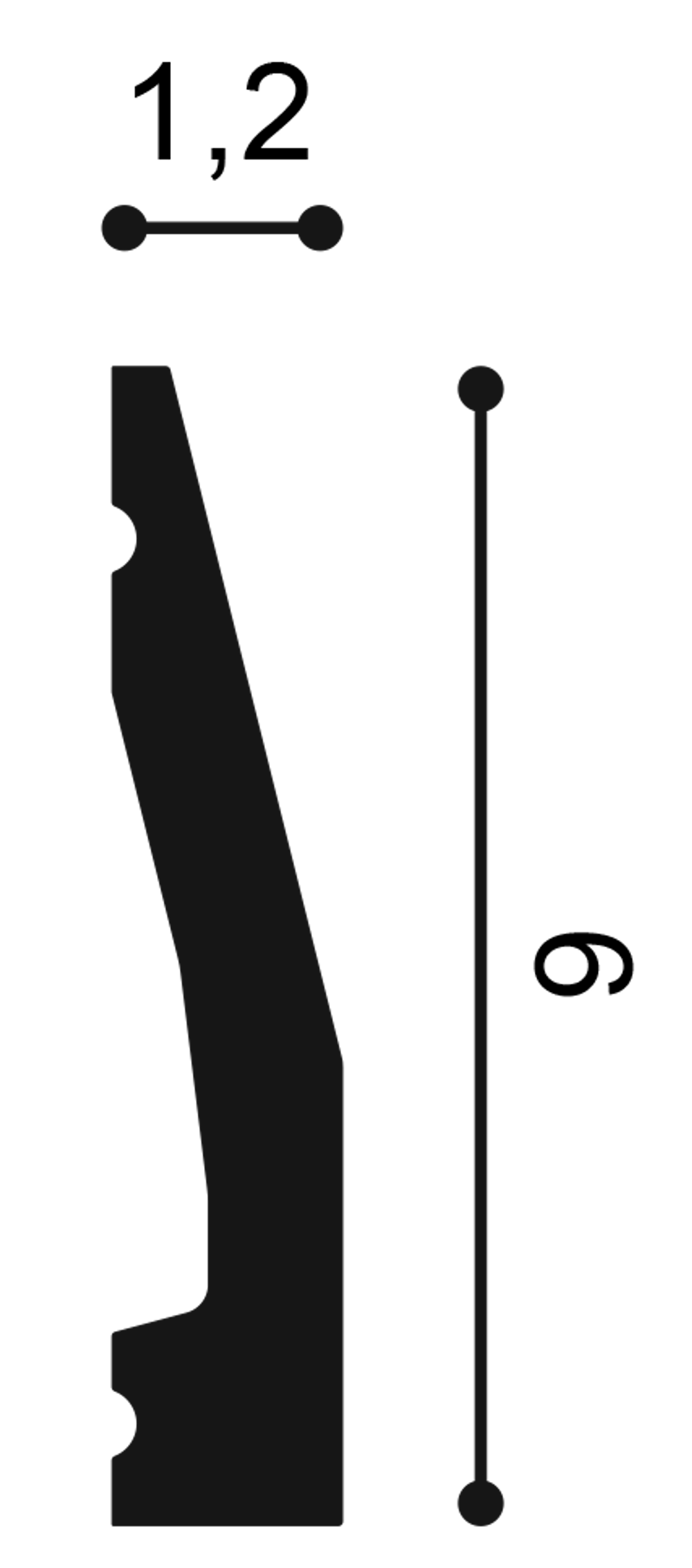 Плинтус SX159