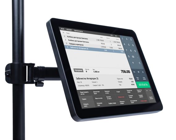 Сенсорный моноблок POScenter Atlas (15&quot;, PCAP, J4125, RAM 4Gb, SSDM2 128Gb, БЕЗ MSR) с Windows