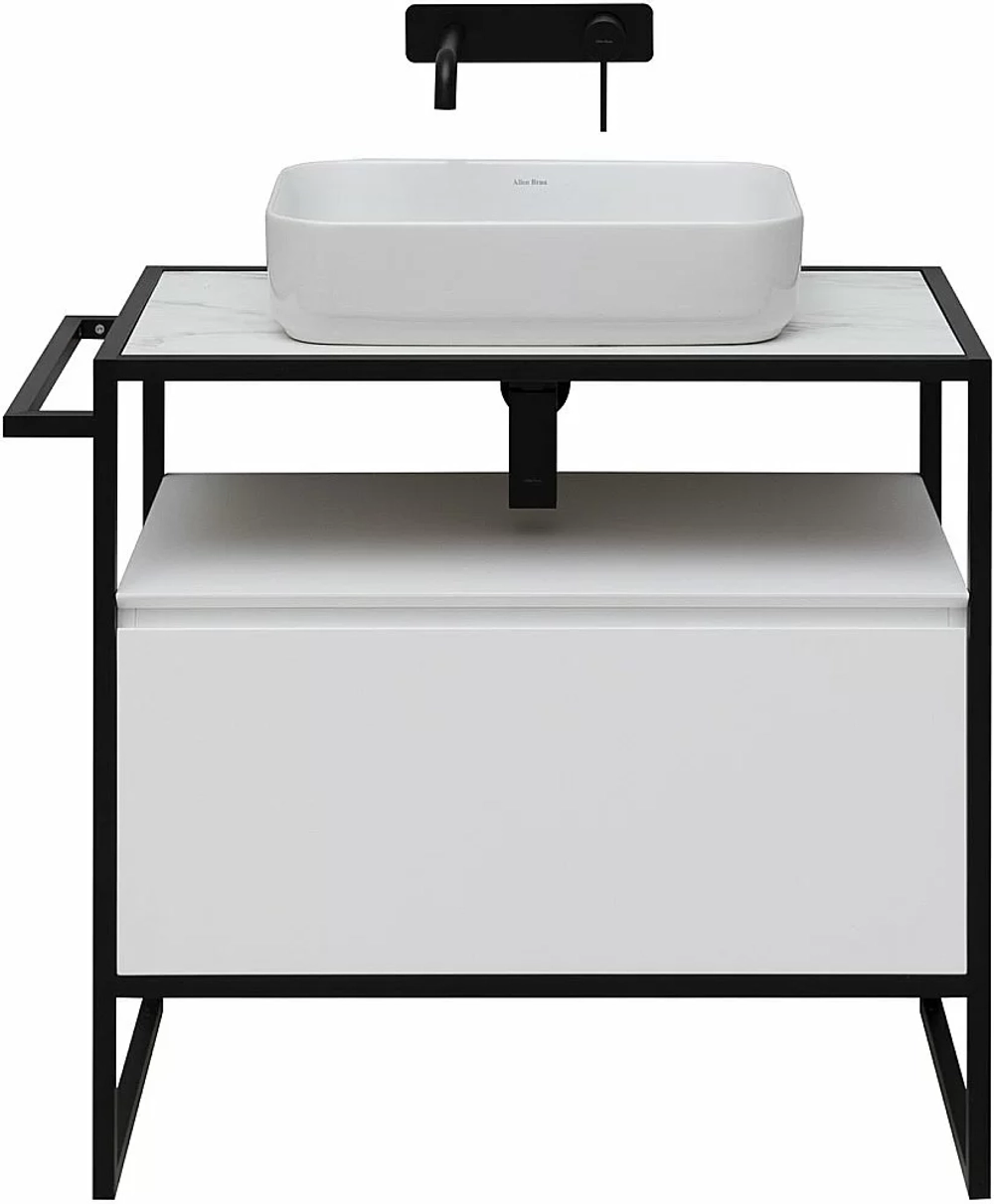 Тумба с раковиной Allen Brau Priority 80 1.31002.WM белый матовый