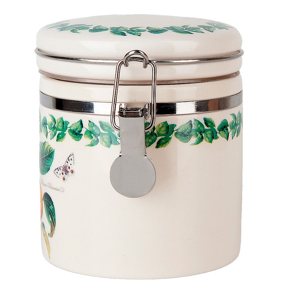 Банка для сыпучих продуктов (клипс)" " 15х10х12см v=480мл(керамика) (подарочная упаковка)