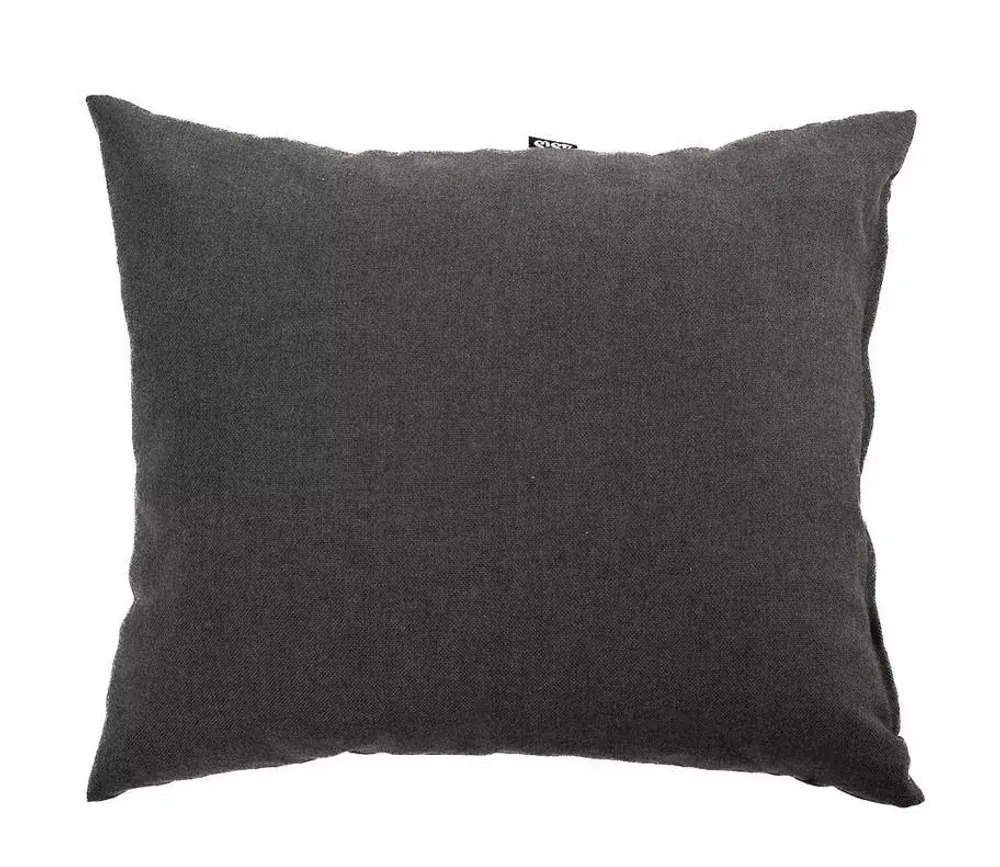 Декоративная подушка для мебели 50х43 см, цвет темно-серый 027