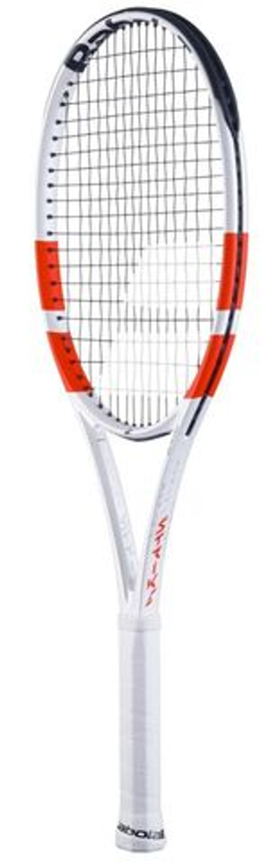 Теннисная ракетка Babolat Pure Strike Lite - white/red/black + Струны + Натяжка