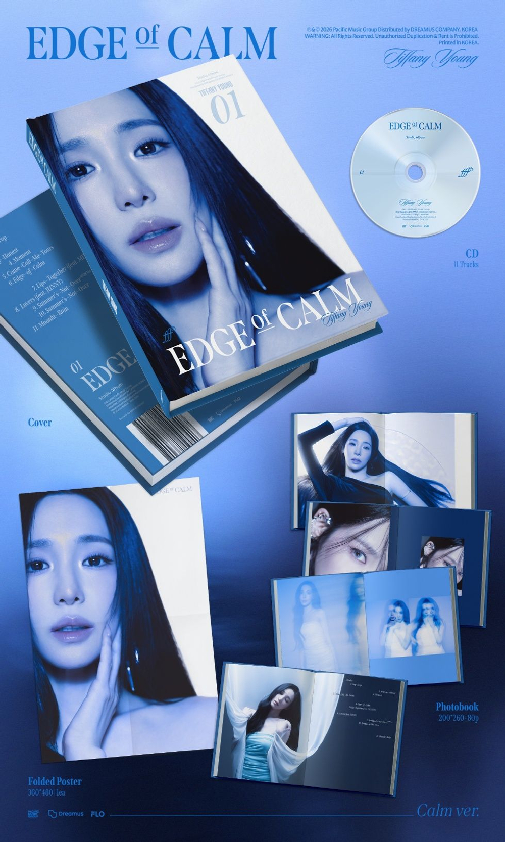 (ПРЕДЗАКАЗ) Альбом TIFFANY YOUNG - EDGE OF CALM 1st Album 2 Version SET