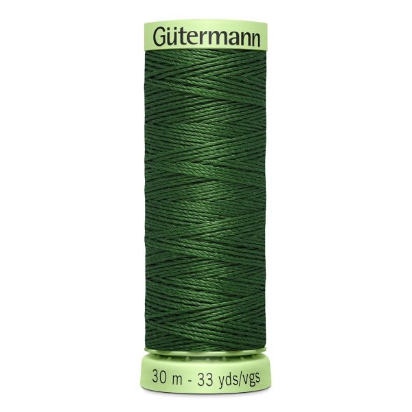 Нитки отделочные Gutermann Top Stitch 30 (30 метров), 5 кат. | 639 травяной