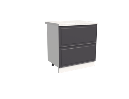 Кухня Модуль ШН2Я 800 Ликата / Графит