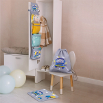 Кармашки для детского сада на липучке. Машинка