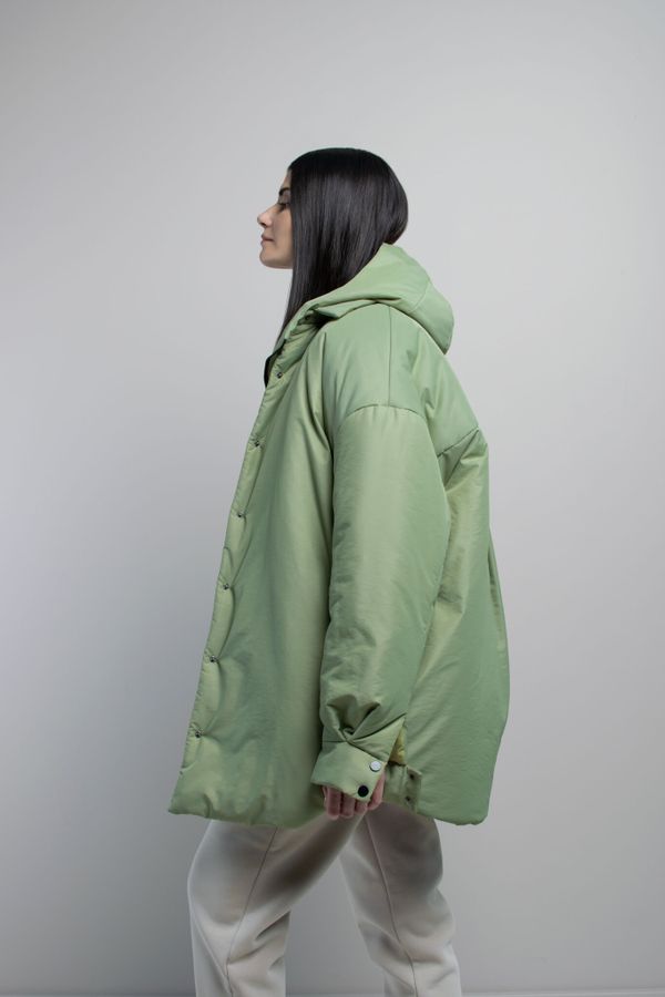 Куртка AW004 фисташковая - фото 2