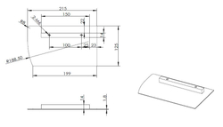 Лопасти для  TSS DMR600 (к-т из 4 лопастей)