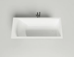 Ванна Salini Cascata KIT S-Stone 104523M 180x80 белая матовая
