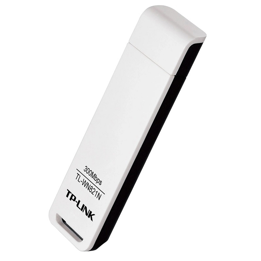 Сетевая карта TP-LINK, 802.11n, 300Mbps, MIMO, USB2.0 (TL-WN821N)